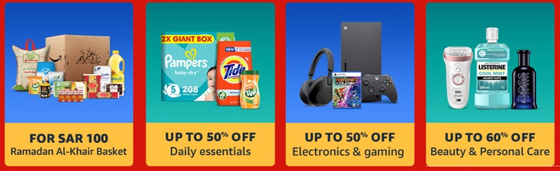 Ramadan Offers Up to 50% off from Amazon KSA