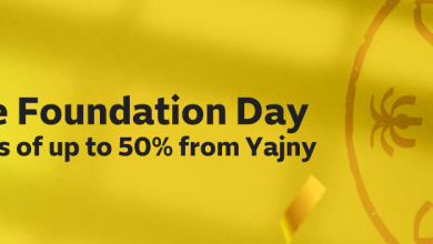 Celebrate Foundation Day with discounts of up to 50% from Yajny